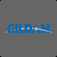 Gildan brand logo apparel